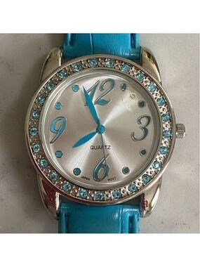 Avon Large Face Turquoise Watch